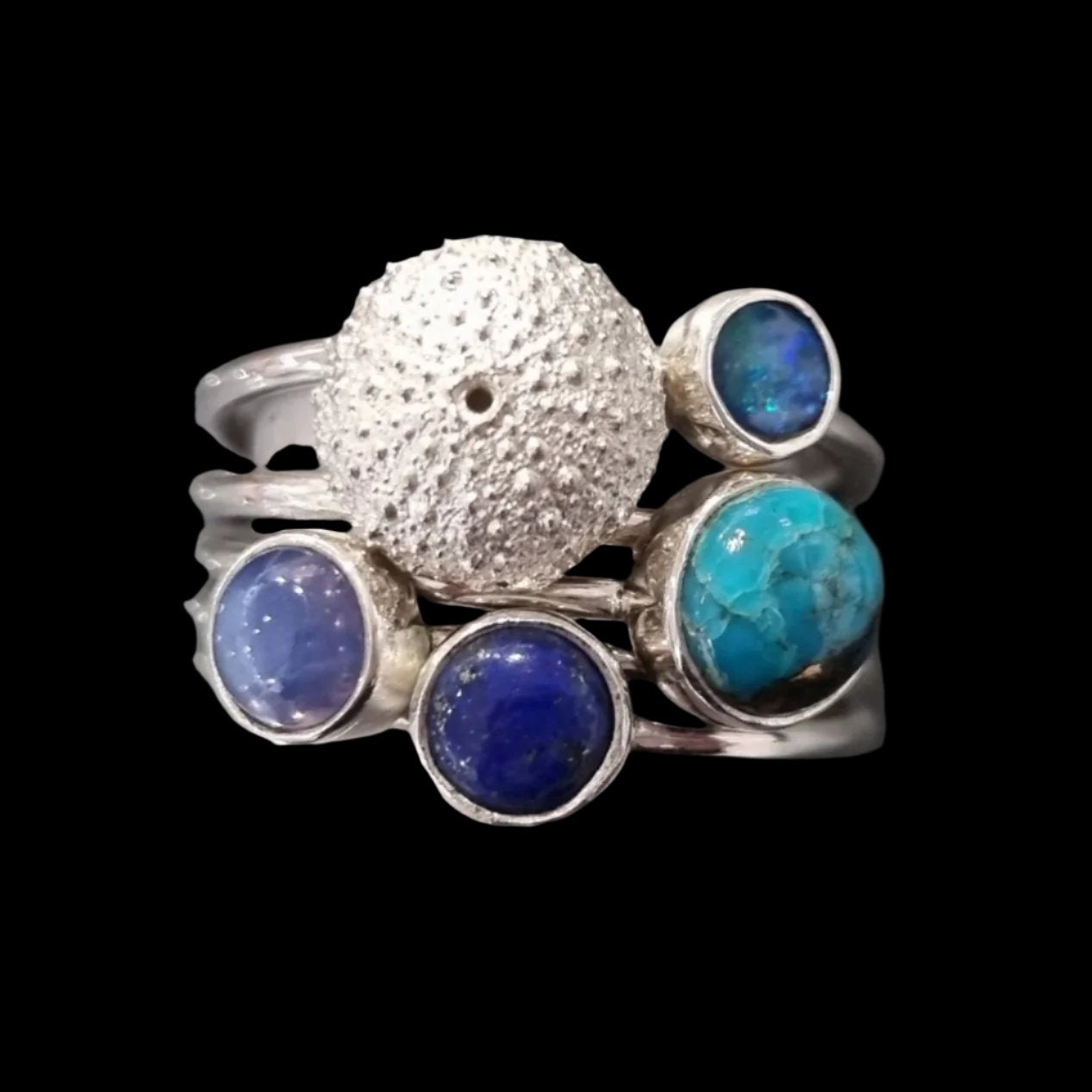 Kina ring with Gems - view collection