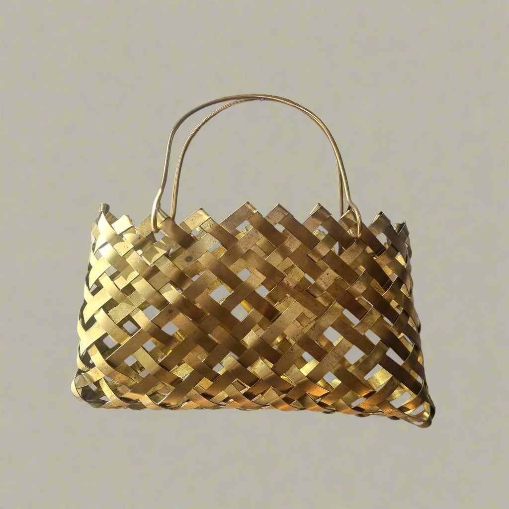 Woven Brass Kete Medium