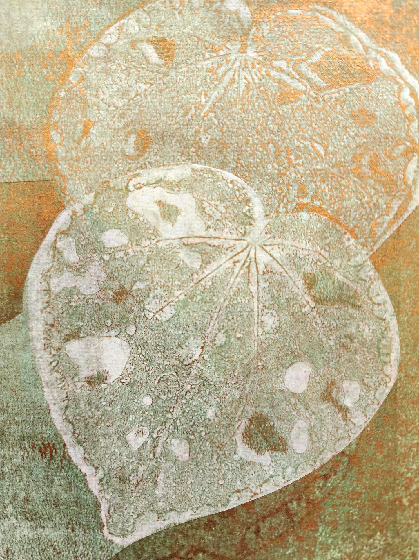 Kawakawa Monoprint Cards