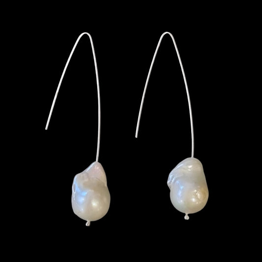 Sterling Silver Pearl Earrings