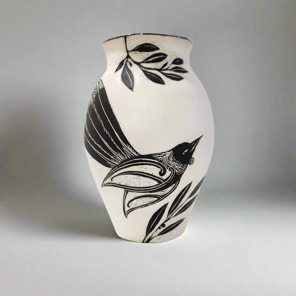 Aroha Tuis - Small Vase