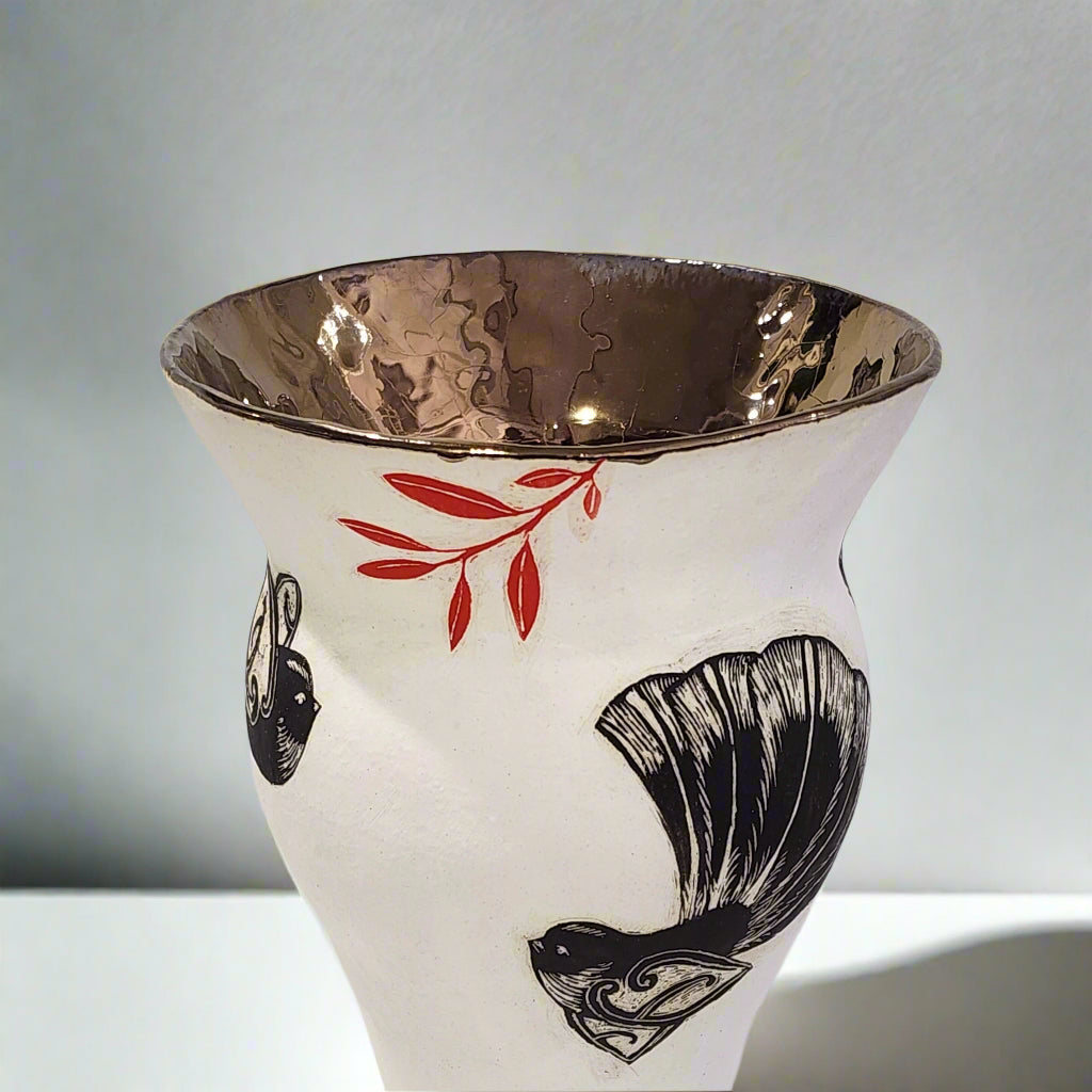 Piwakawaka - Amphora Vessel