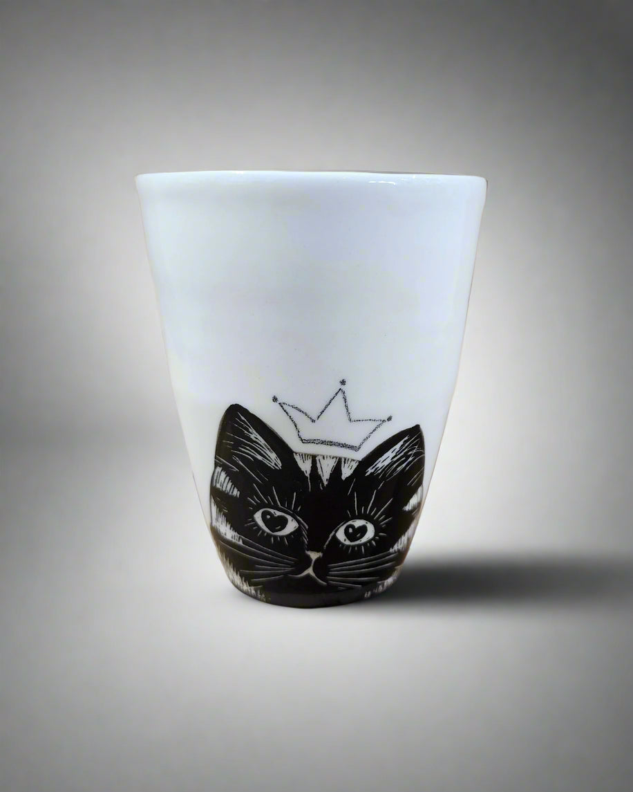 Tazza Umoristica 'King Of F*cking Everything' - Scritta In Inglese, Ceramica 325 Ml - Idea Regalo Divertente