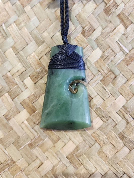 Toki with Koru Pounamu Pendant