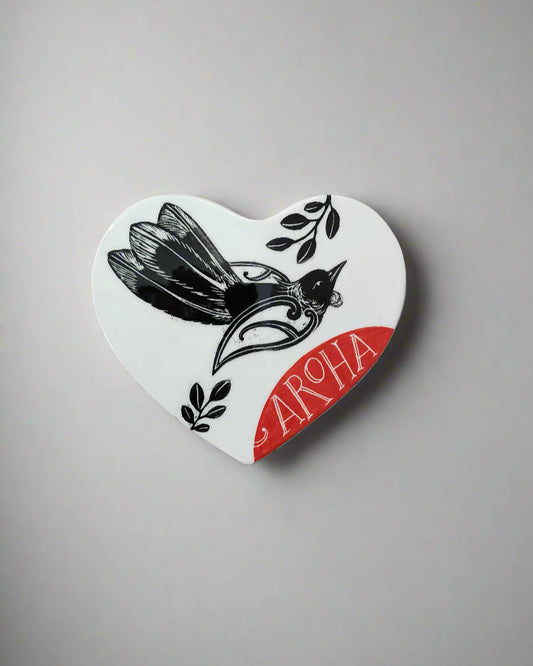 Ceramic Heart - Aroha Tui