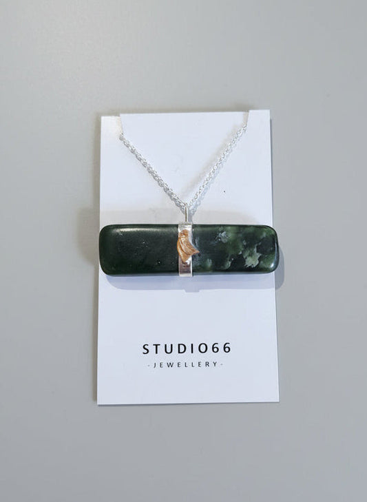 Down to Earth Pendant Copper kowhai