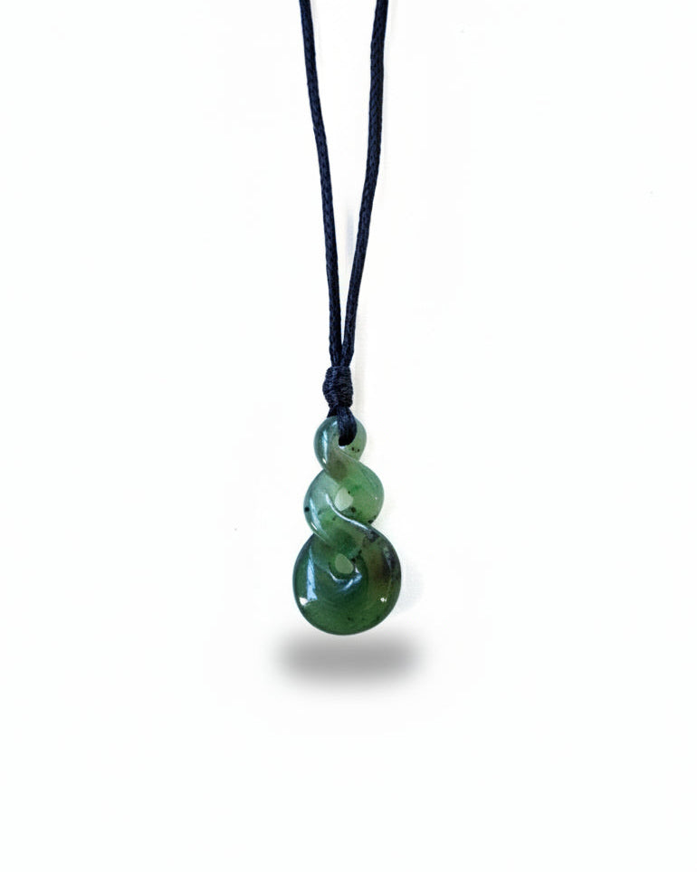 Baby Pounamu Twist Pendant