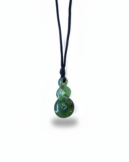 Baby Pounamu Twist Pendant