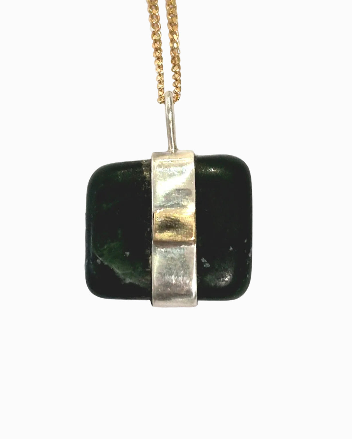 Pounamu Down to Earth Pendant on Chain