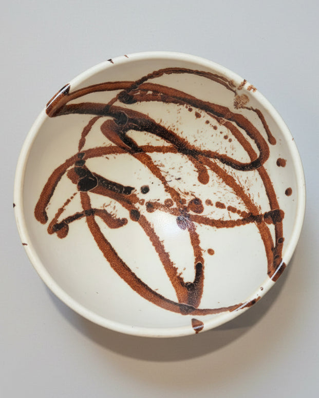 Brown Splash Bowl - Large