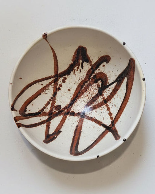 Brown Splash Bowl - Large