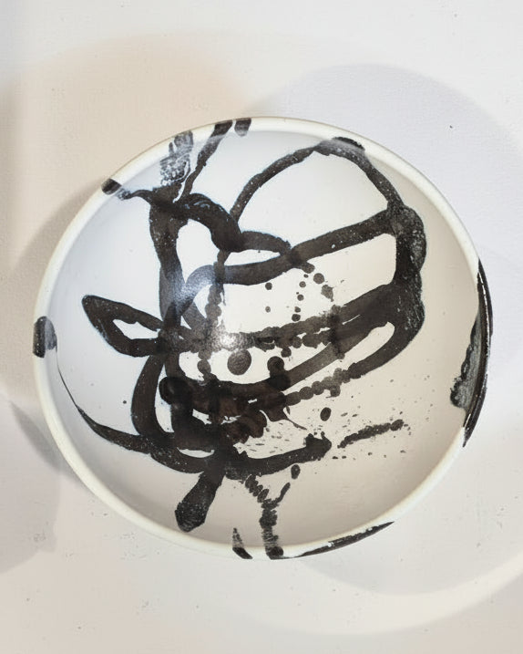 Black Splash Bowls - Medium