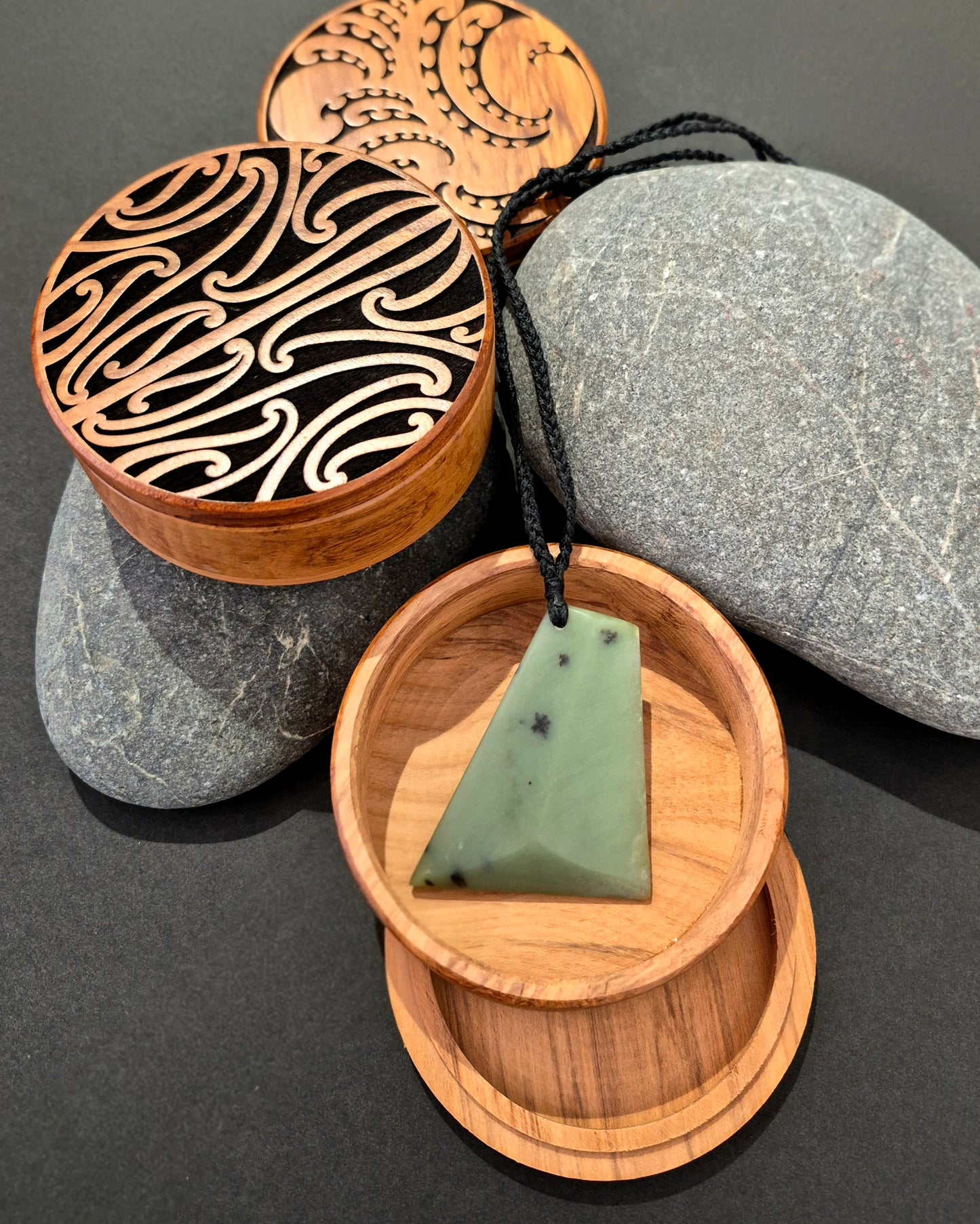 Pitau & Pūhoro - Papa Huia Rimu Boxes