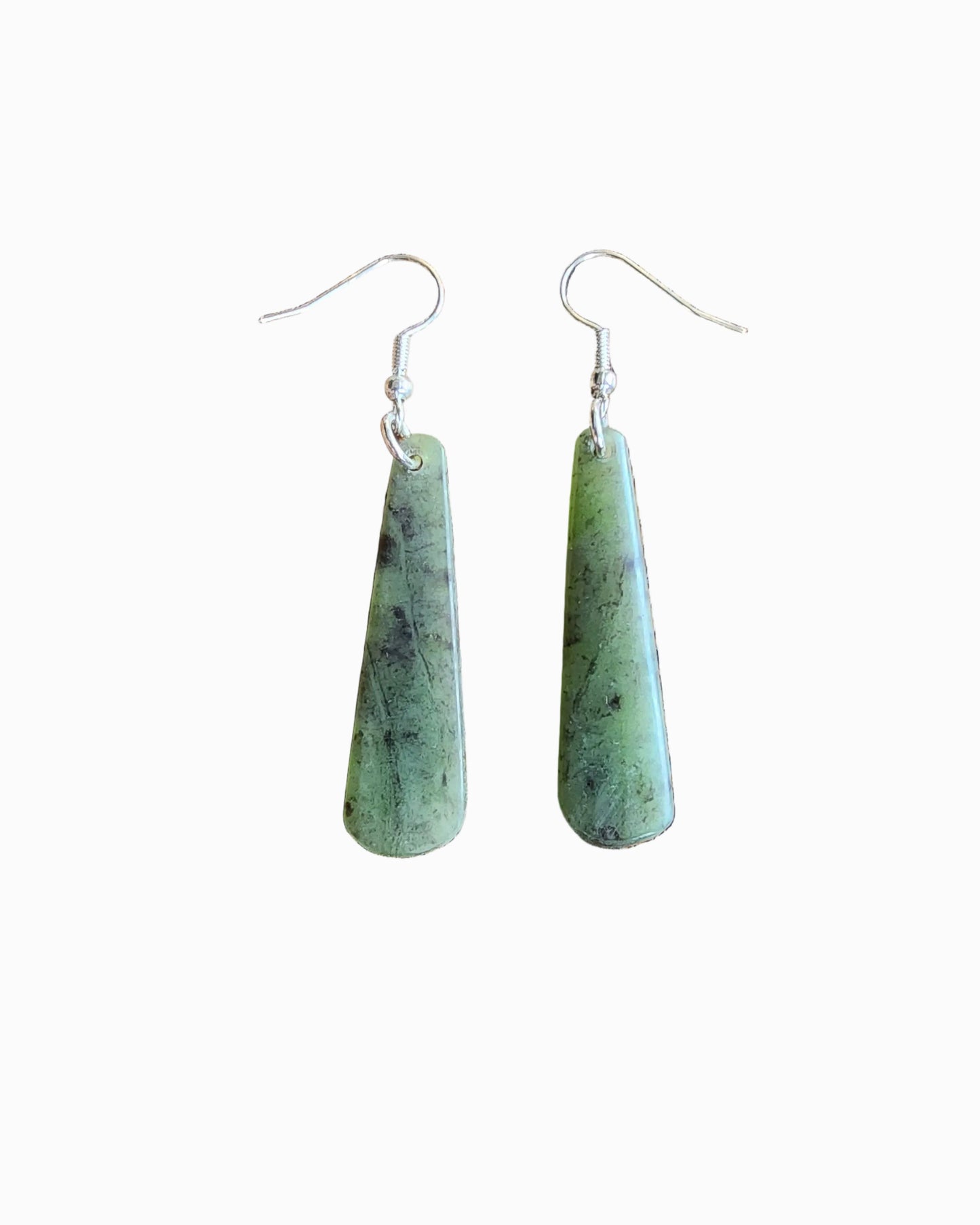 Medium Pounamu Drop Earrings