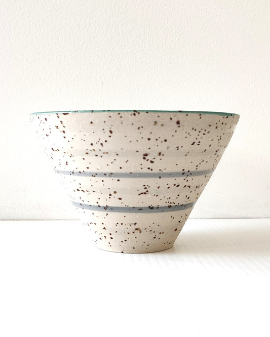 Turquoise Tulip Bowl