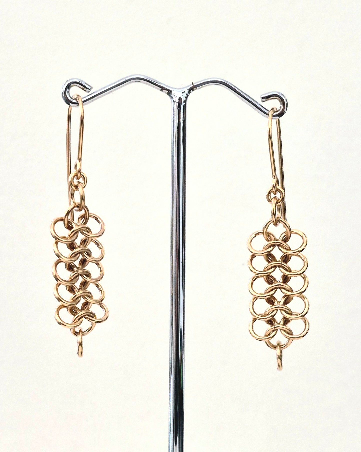Chainmail Drop Earrings