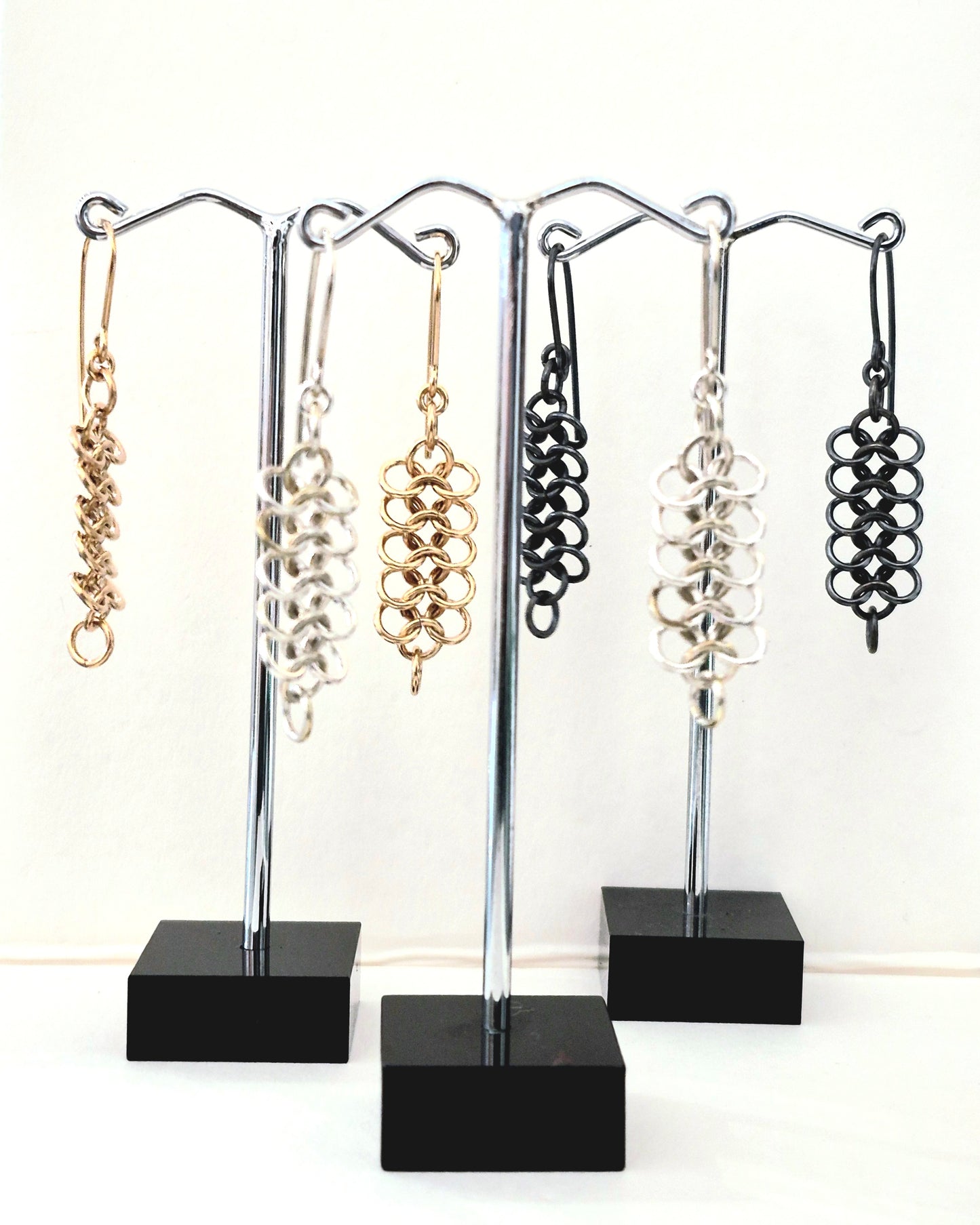 Chainmail Drop Earrings