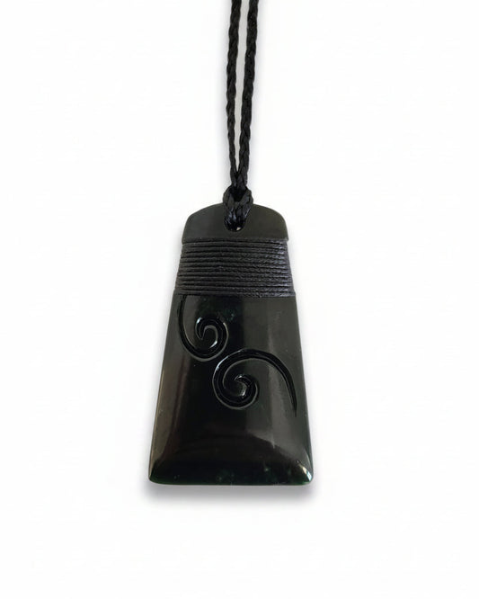 Pounamu Toki with Koru