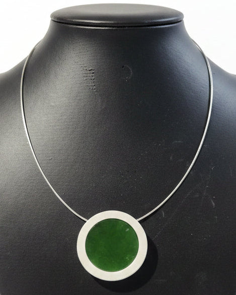 Greenstone Round Necklace