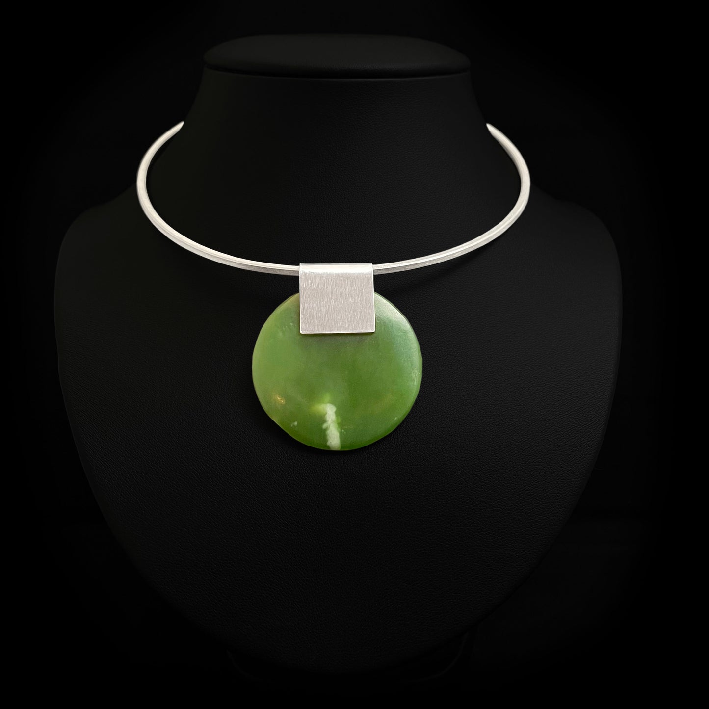 Eclipse Planet Pounamu Pendant