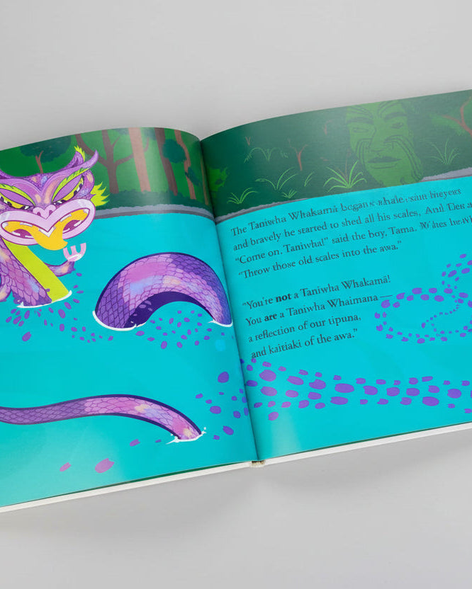 Taniwha Whakamā Kids Book