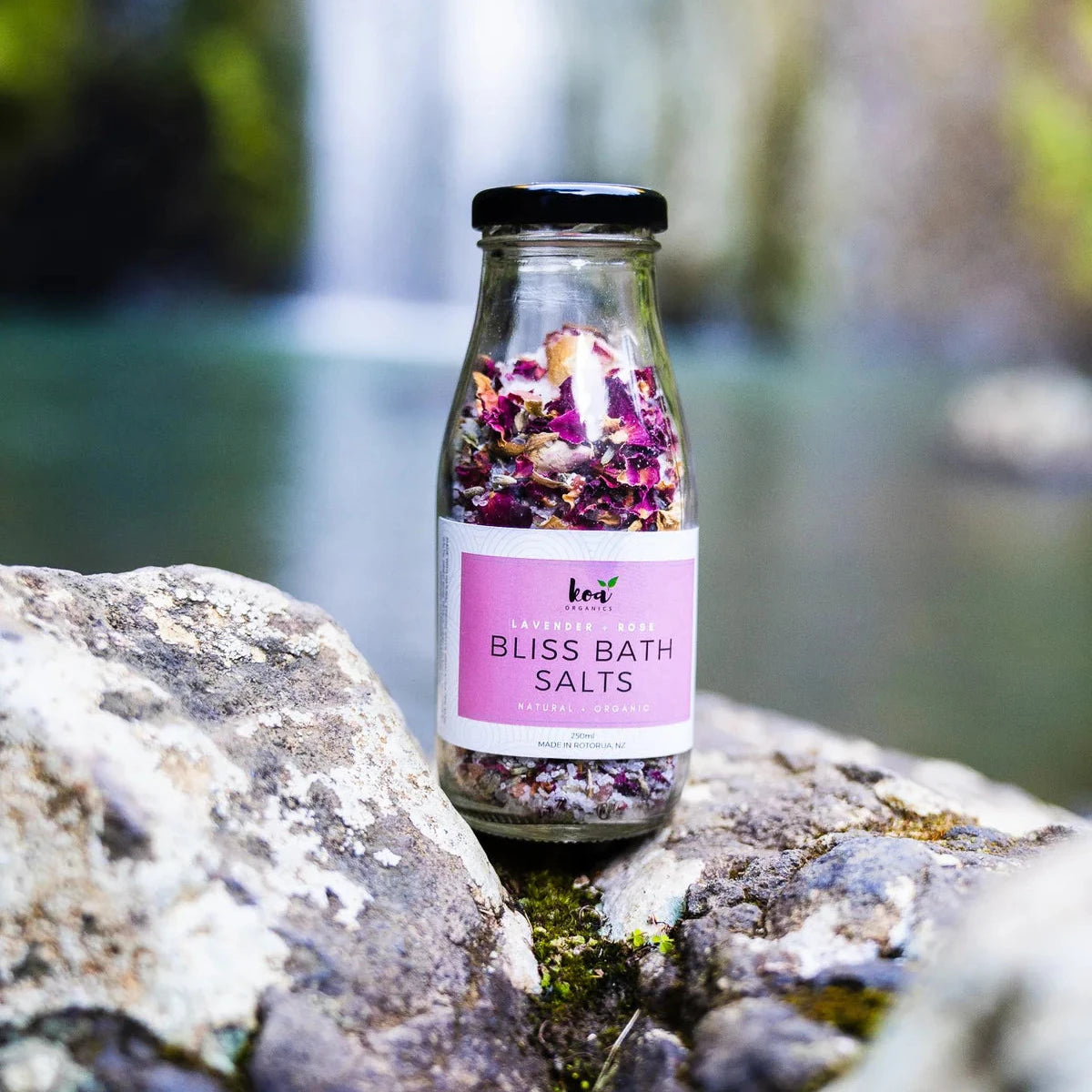 Bliss Bath Salts - Lavender and Rose 250ml