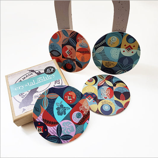 Pacific Fusion set of coasters