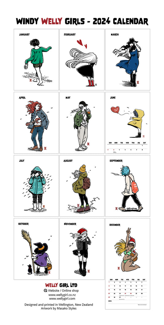 Windy Welly Girls - 2025 Calendar