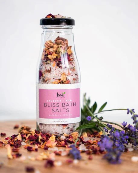 Bliss Bath Salts - Lavender and Rose 250ml