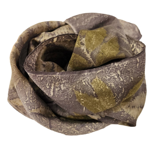 Fern and Titaki Silk Scarf