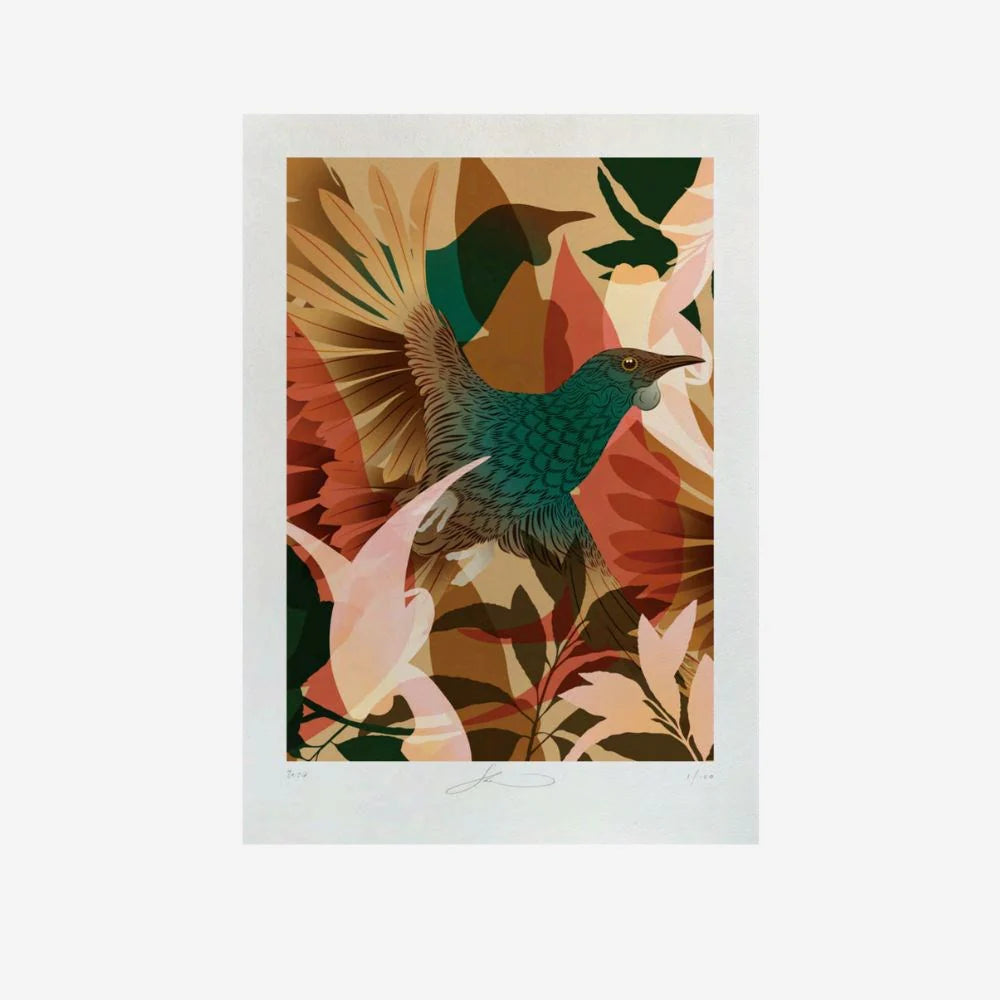 Flox print - Tūī Whenua