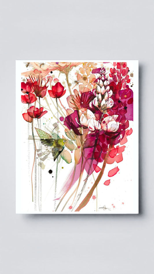 Wildflowers Magenta & Red