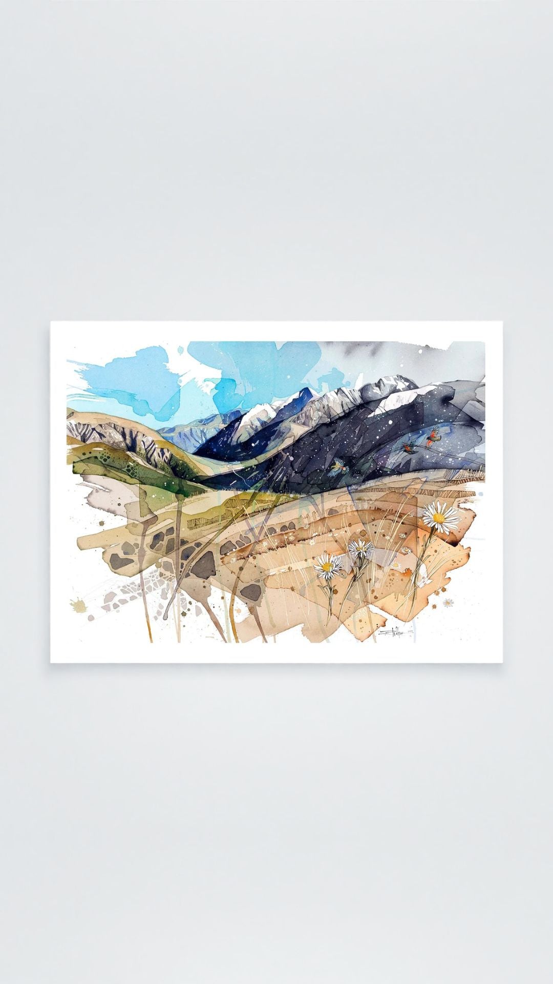 Southern Alps Landscape (Phipps Peak at Arthur's Pass)