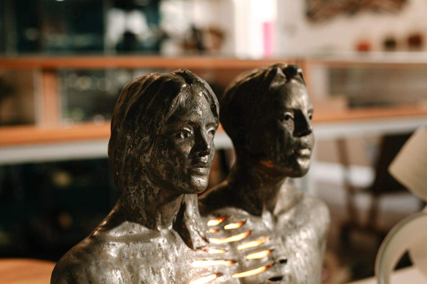Side by Side Couple Lamp