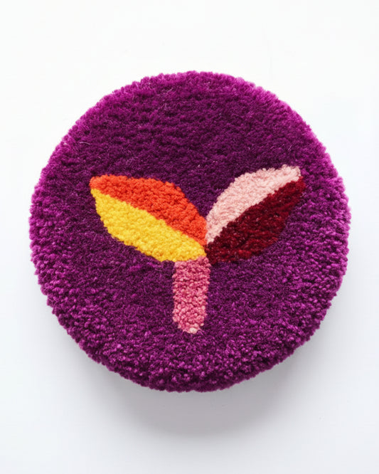Magenta Ata - Tufted Round