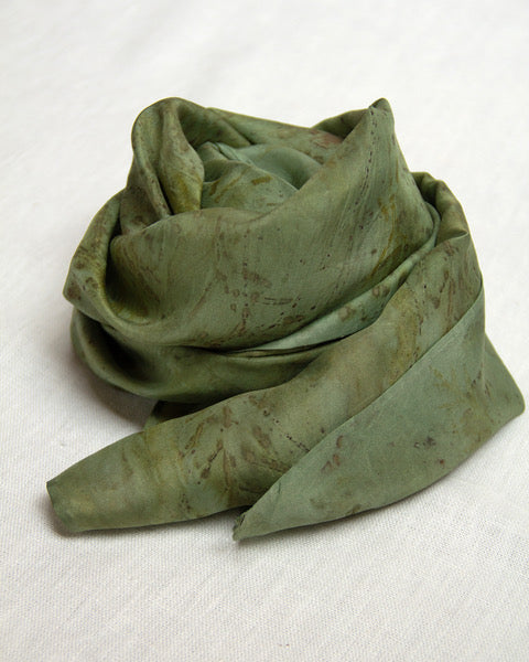 Silk Eco Scarf - Mulberry, Alder, Helichrysum & Grevillea
