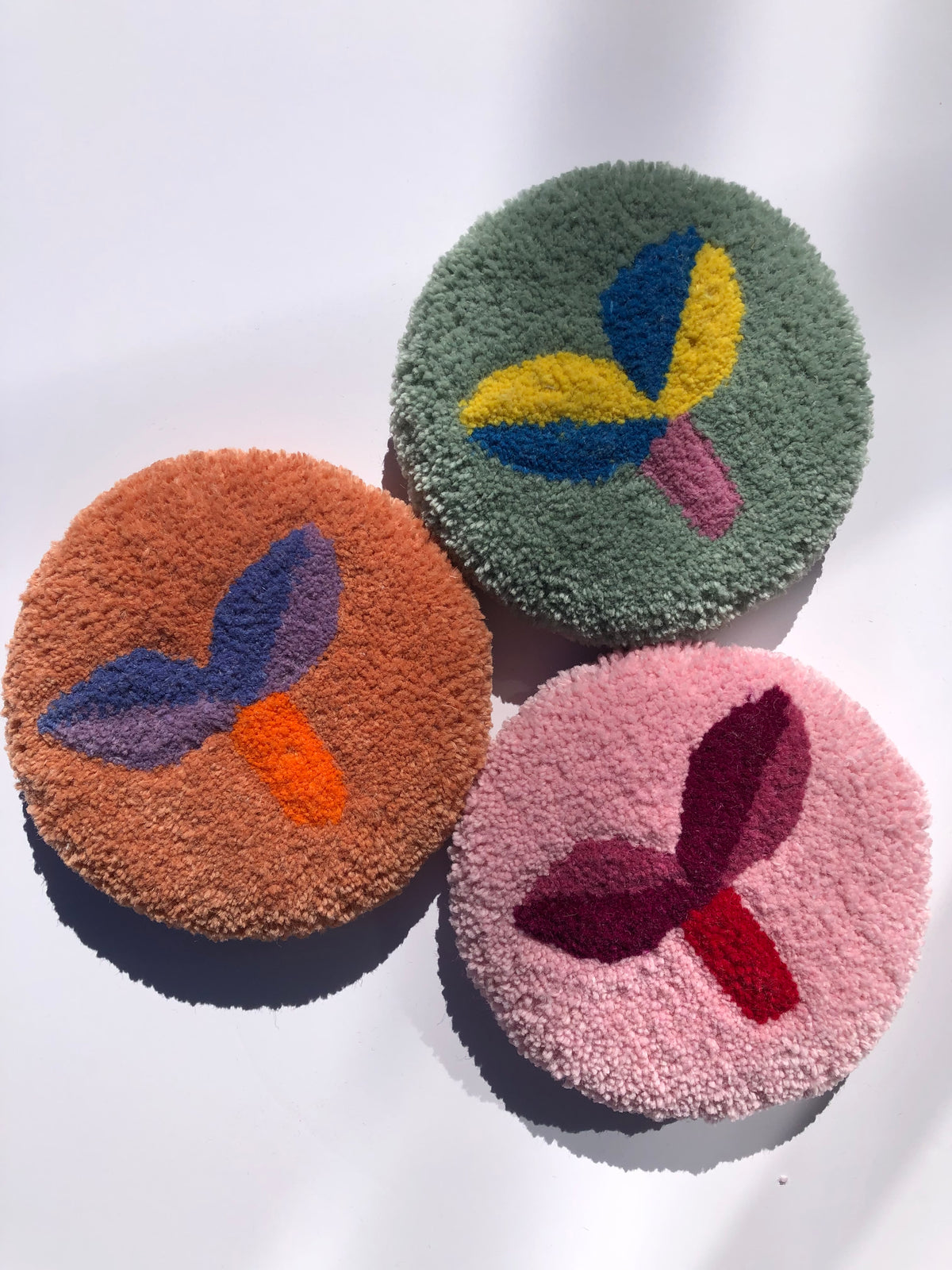 Pink Ata - Tufted Round