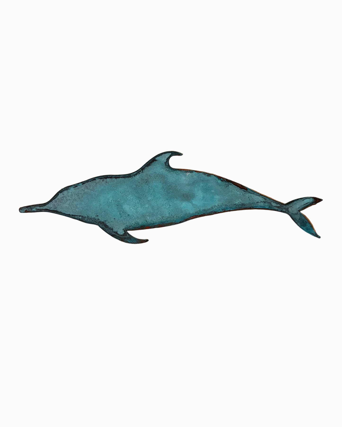 Copper Patina Dolphins