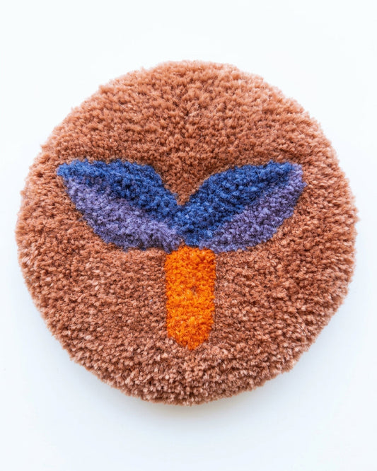 Peach Ata - Tufted Round