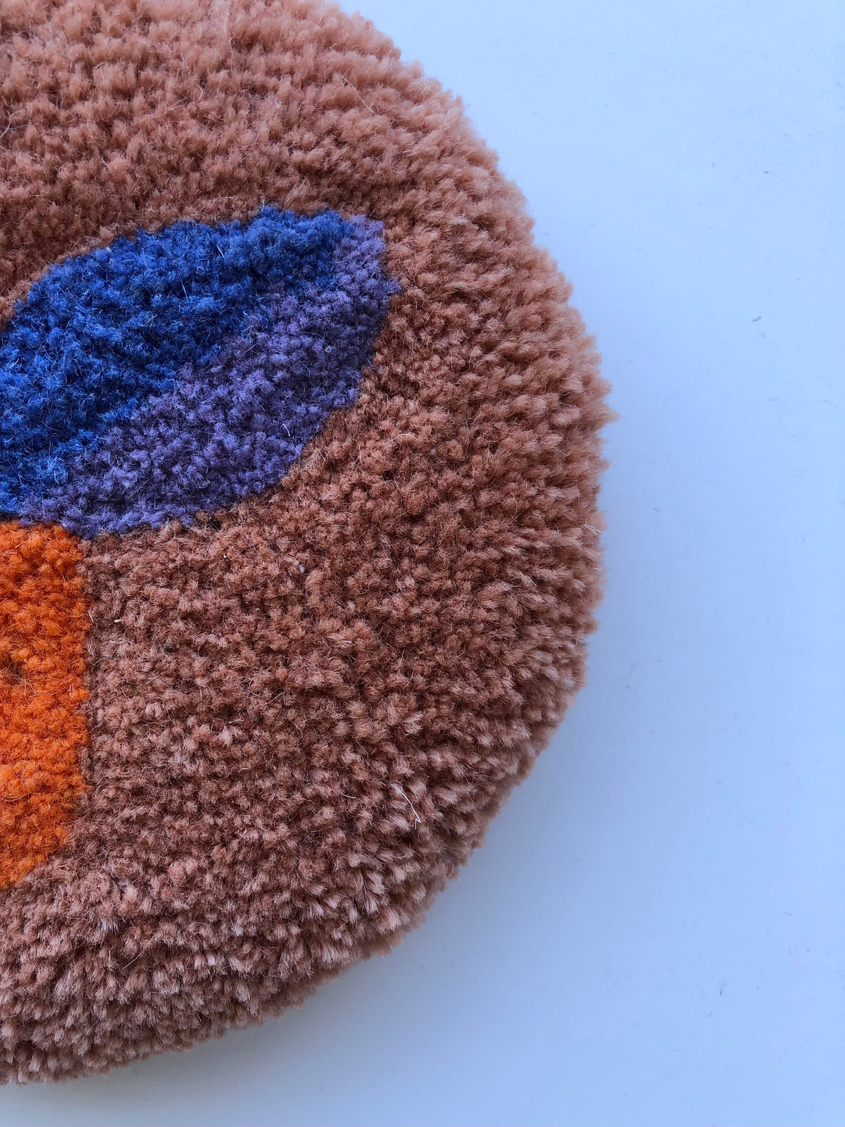 Peach Ata - Tufted Round