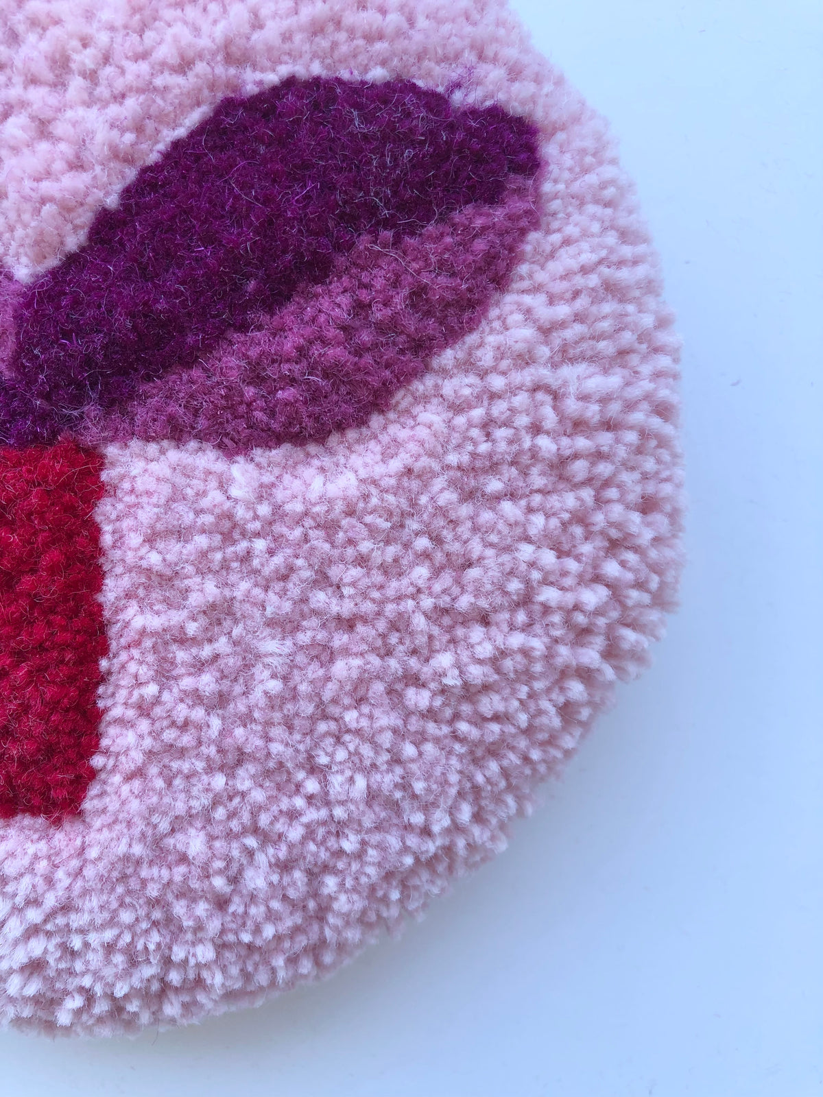 Pink Ata - Tufted Round