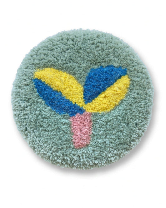 Green Ata - Tufted Round