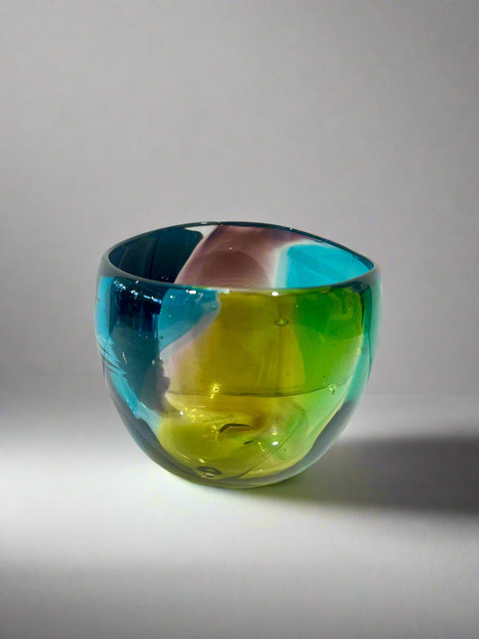 Gem Bowl - Lime & Sapphire