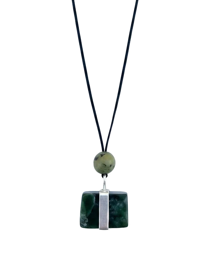 Down to Earth Pendant with Seed Bead