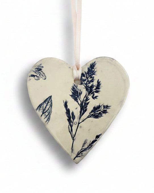 Hanging Embossed Hearts