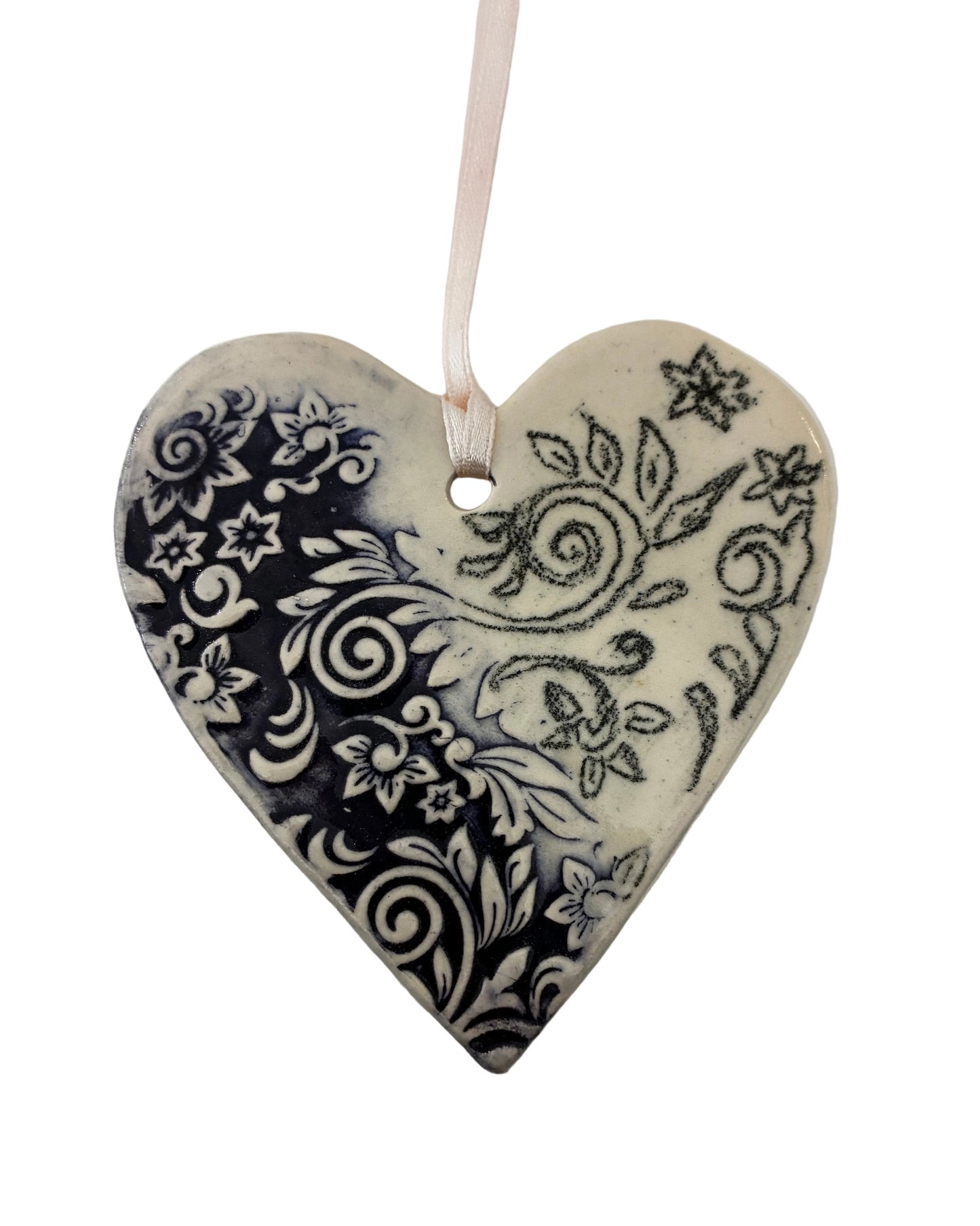 Hanging Embossed Hearts