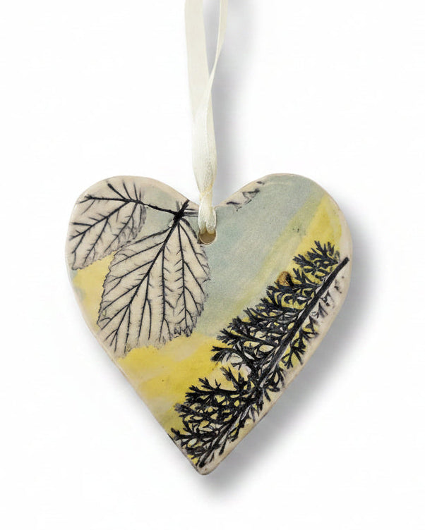 Hanging Embossed Hearts