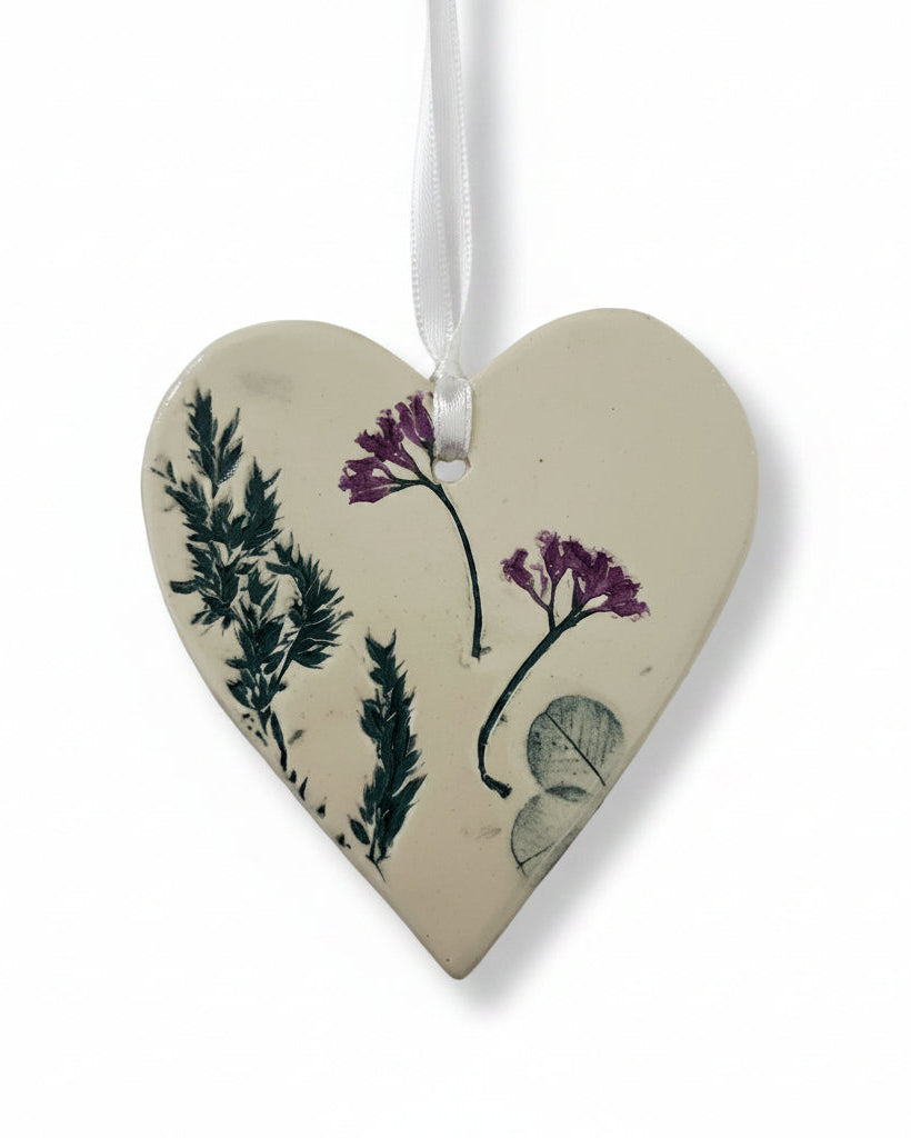 Hanging Embossed Hearts
