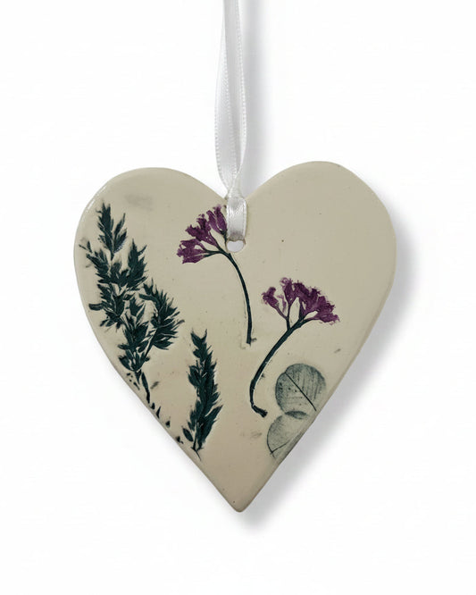 Hanging Embossed Hearts