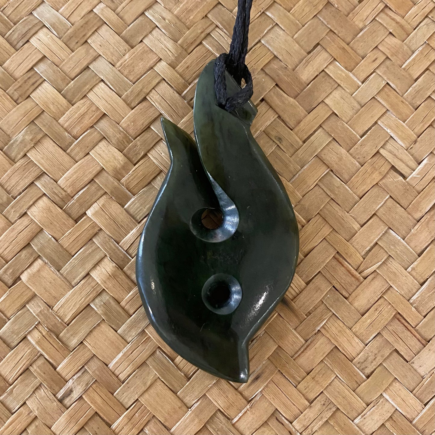 Fish Hook 1 - Pounamu